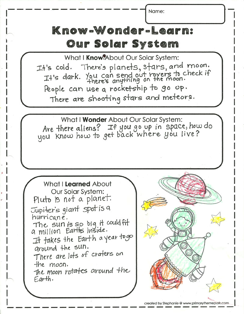 Reading Streets 2nd Grade Space Story – Patties Classroom