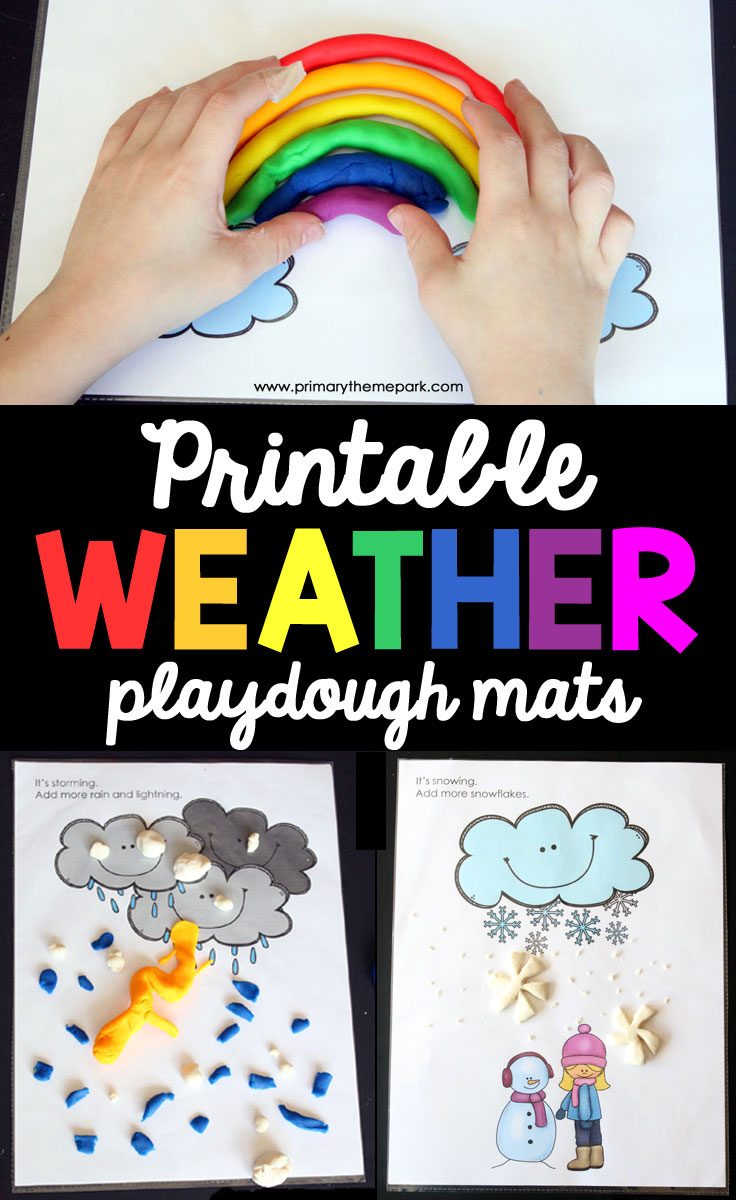 Thanksgiving Playdoh Mats - Free Printable - Teaching Littles