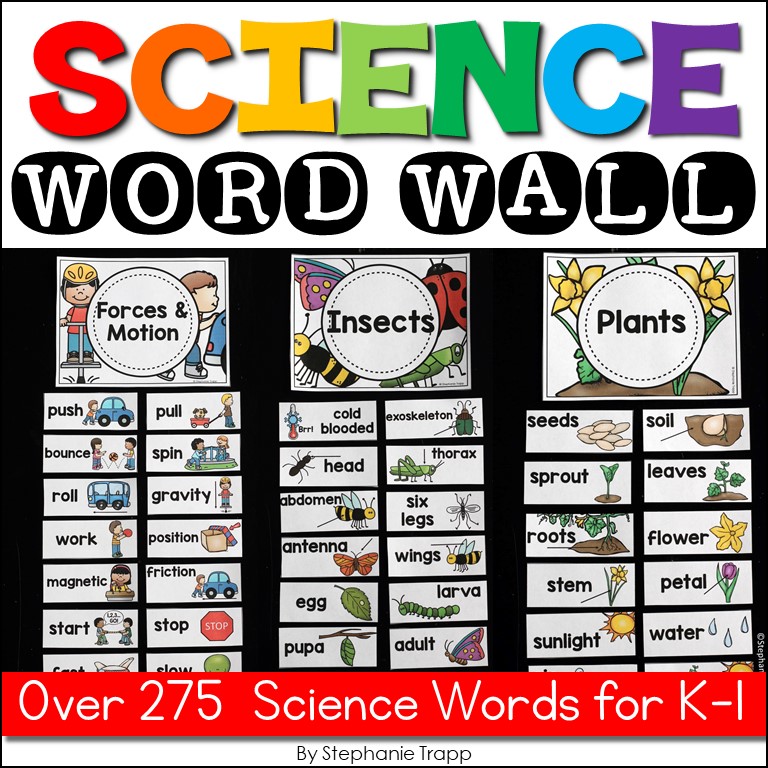 Free Science Word Wall Printables Printable Templates