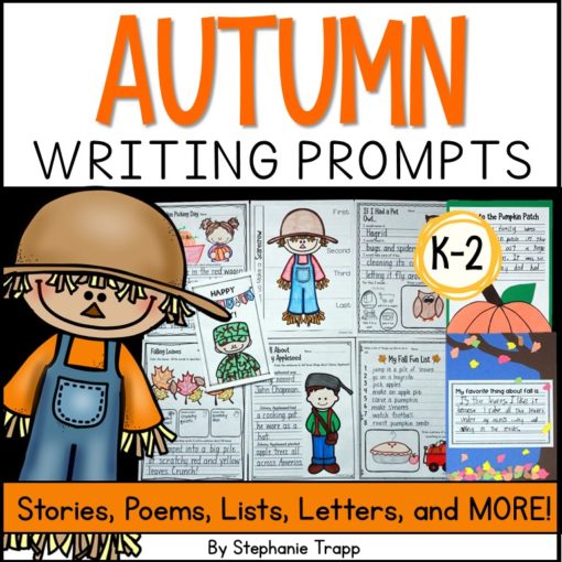 Fall Writing Craftivity - Primary Theme Park